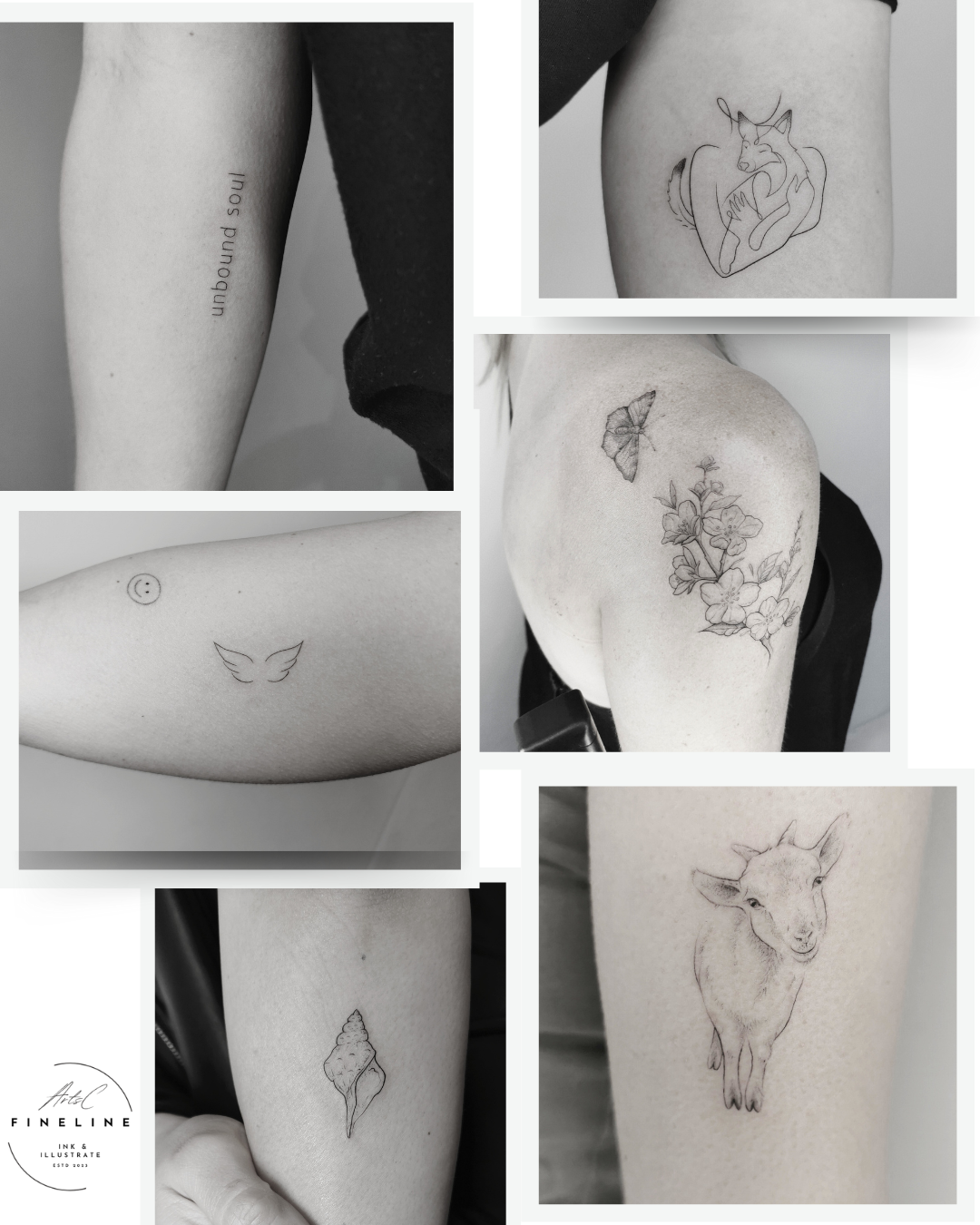 Fineline tattoo